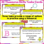 Thesaurus-Skills-Task-Cards-a