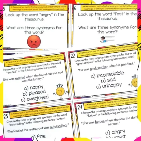 Thesaurus-Skills-Task-Cards-c Thesaurus-Skills-Task-Cards-c