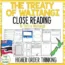 Treaty of Waitangi Reading Activities