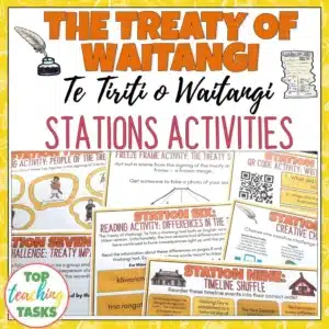 Treaty of Waitangi Stations Activities - Waitangi Day Collaborative Activities