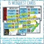 NZ Explorers Scavenger Hunt WebQuest