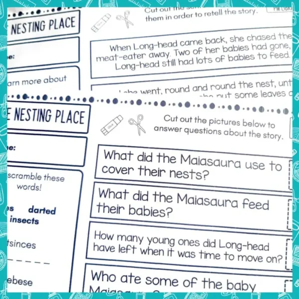 Turquoise-Level-18-Reading-Comprehension-Activities-d Turquoise-Level-18-Reading-Comprehension-Activities-d