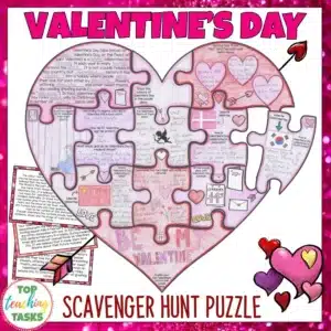Valentine's Day Reading Comprehension Activity