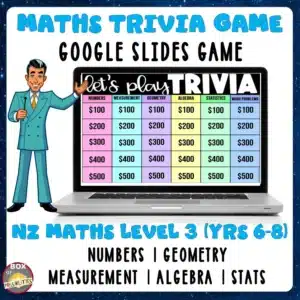 Years 6-8 Maths Trivia Whole Class Game