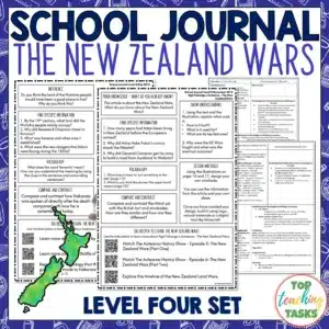 New Zealand Wars Follow-Up Activities: School Journal Level 4