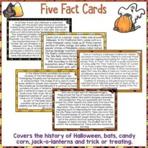 Halloween Reading activities Halloween Reading activities