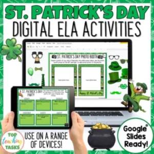 St. Patrick's Day Digital Activities for Google Classroom