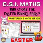 Easter CSI Maths Activity Year 4-6