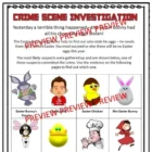 Easter CSI Maths Activity Year 7-9 a