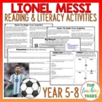 Lionel Messi Reading and Literacy Activities