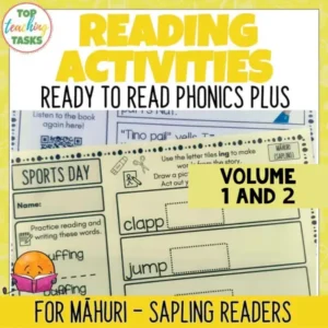 Ready to Read Phonics Plus MÄhuri Sapling Activities