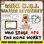 Mini CSI Which dog ate the homework cover