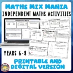 Mini Maths Mix Mania Activities
