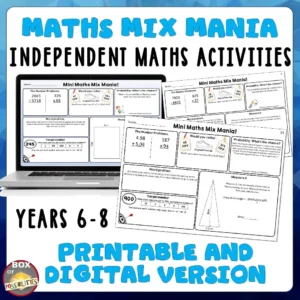 Mini Maths Mix Mania Activities