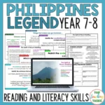 Philippines Legend Activities for Year 7-8
