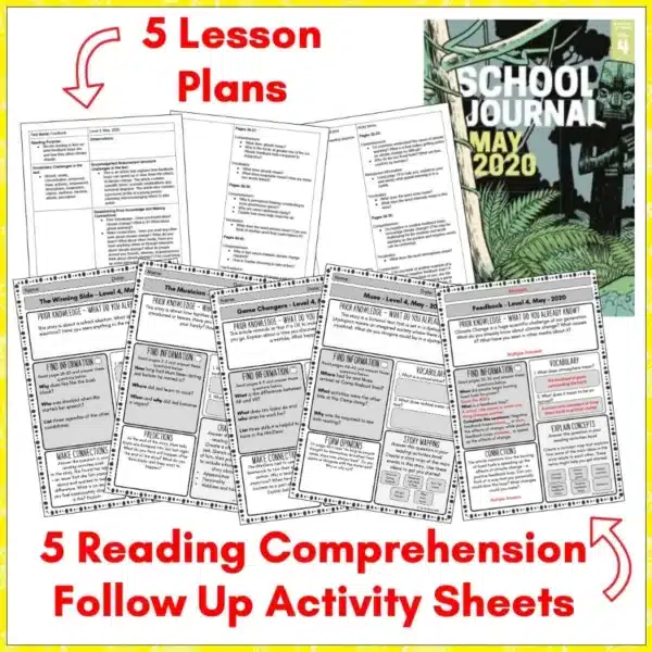 School Journal Level 4 May 2020 Print and Digital Activities 1 School Journal Level 4 May 2020 Print and Digital Activities 1