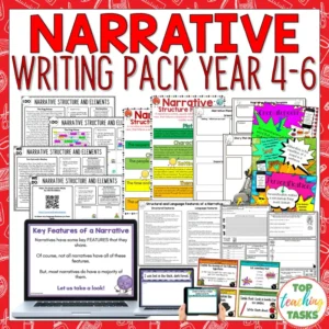 Narrative Writing Activities for Year 4-6