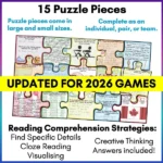 The Games Glasgow 2026 puzzle poster d