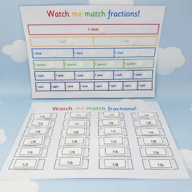 Comparing Fractions E Comparing Fractions E