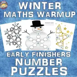 Winter Maths Activity: 8 Number Puzzles