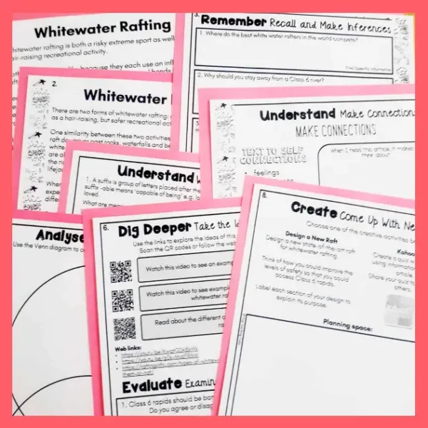 Extreme-Sports-Reading-Activities-Bundle-l Extreme-Sports-Reading-Activities-Bundle-l
