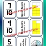 Fraction matching cards D