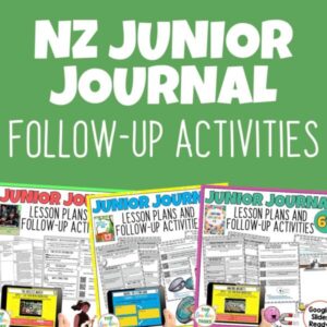 Junior Journal Follow Up Activities