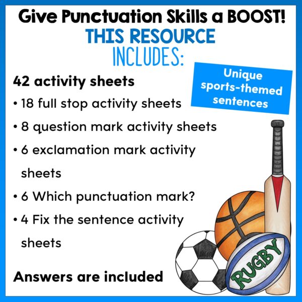 Punctuation Power-Up Pack - Capital Letters a Punctuation Power-Up Pack - Capital Letters a