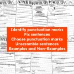 Punctuation Power-Up Pack - End of Sentences c