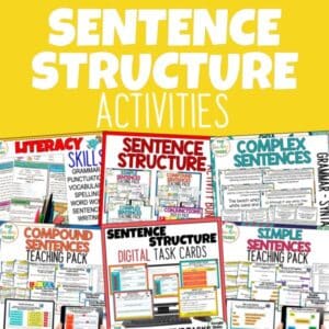 Sentence Structure Activities