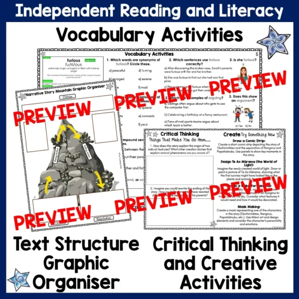 The Eyes of Tawhirimatea Reading and Literacy Activities Year 3-4 c The Eyes of Tawhirimatea Reading and Literacy Activities Year 3-4 c