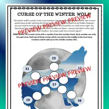 Winter Puzzles H Winter Puzzles H