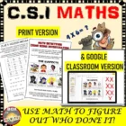 Cover CSI Maths