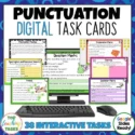 Punctuation Digital Task Cards Paperless
