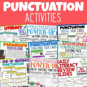 Punctuation Activities