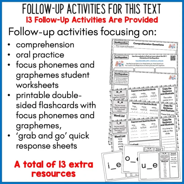 Decodable Reader - Earthquakes b Decodable Reader - Earthquakes b