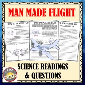 Flight: Man-made flight - Science readings and activities