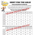 Multiplication Gold Hunt Game C