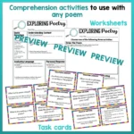 Poetry Comprehension Activities c