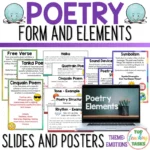 Poetry Form and Elements Activities