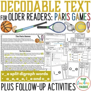 Decodable Text for Older Readers: The Olympic Games