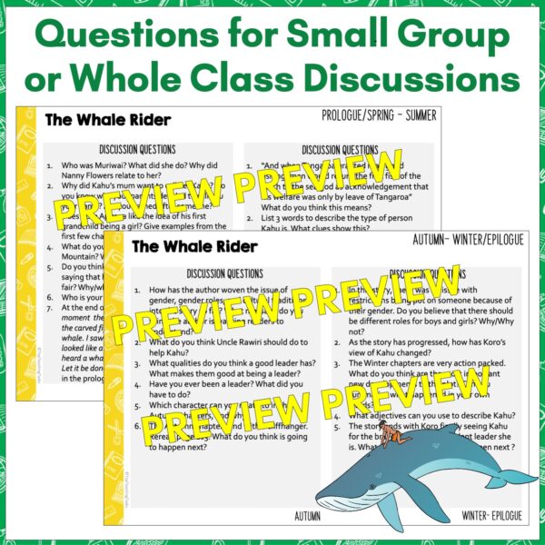 The Whale Rider Novel Study b The Whale Rider Novel Study b