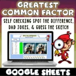 Cover greatest common factor google sheets