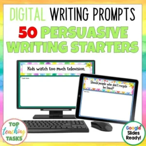 Persuasive Digital Writing Prompts for Google Drive