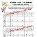 Gold Hunt integers C