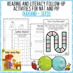 Nat and Pip Ready to Read Phonics Plus Kākano Seed Activities a