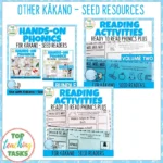 Nat and Pip Ready to Read Phonics Plus Kākano Seed Activities c