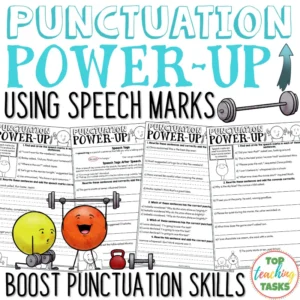 Punctuation Power-Up Activities | Speech Marks