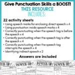 Punctuation Boost Power Up Pack - Speech Marks a