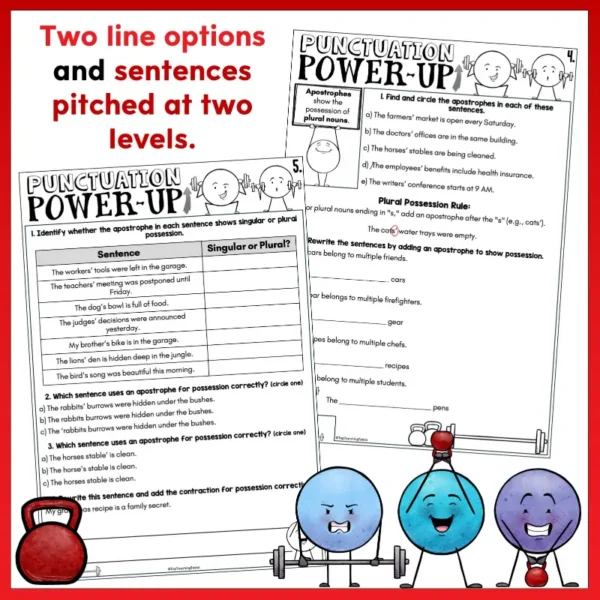 Punctuation Power Up Pack - Apostrophes c Punctuation Power Up Pack - Apostrophes c